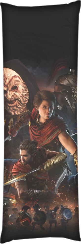 Подушка дакимакура Assassins Creed Odyssey Art 60x180 см (14098105)