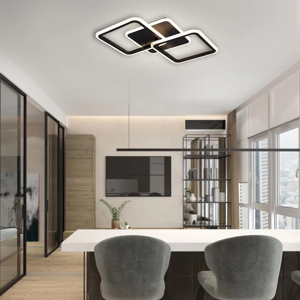 Люстра ESLLSE MOKA 3S 62 Вт 550x310x72 мм Чорний (10565) - фото 6