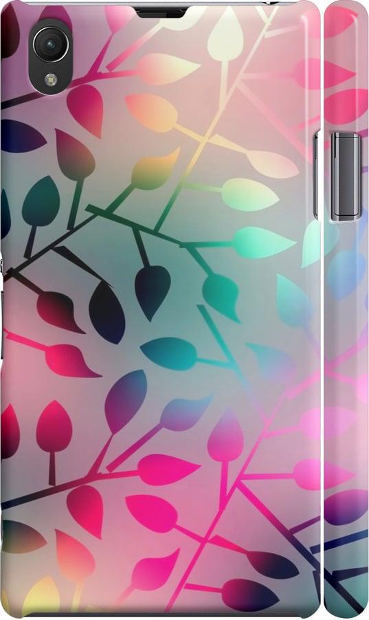 Чехол на Sony Xperia Z1 C6902 Листья (2235m-38-42517)