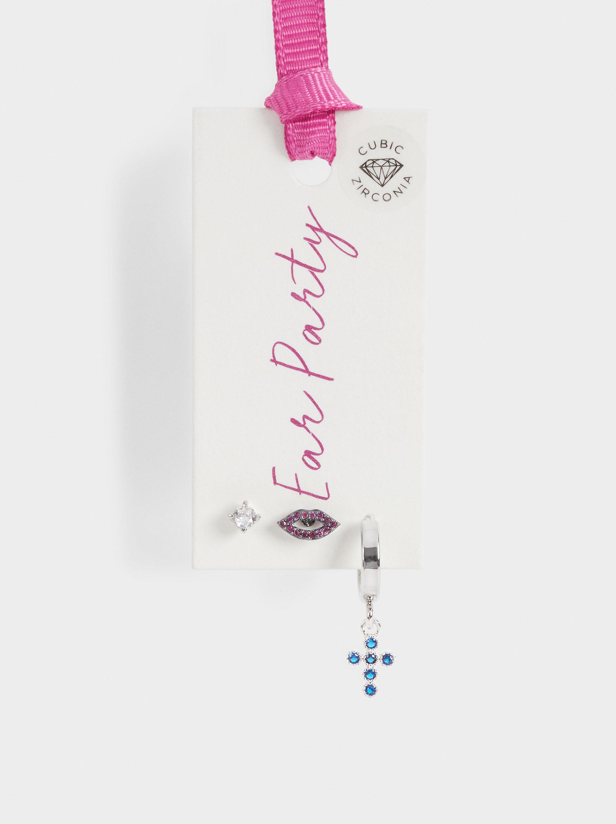 Женские серьги Parfois 189879 ONE Серебряный