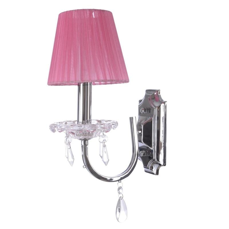 Бра настенное накладное Brille BCL-070W/1 хрустальное с абажуром классическое