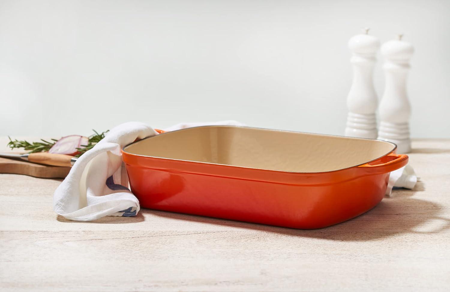 Форма для запікання Le Creuset Signature 37 см Volcanic (20184370902422) - фото 5 Форма для запікання Le Creuset Signature 37 см Volcanic (20184370902422) - фото 5