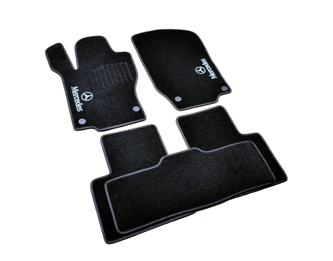 Килимки в салон ворсові для Mercedes GL ML164 5 місць 2006-2012Чорний (1398312939)