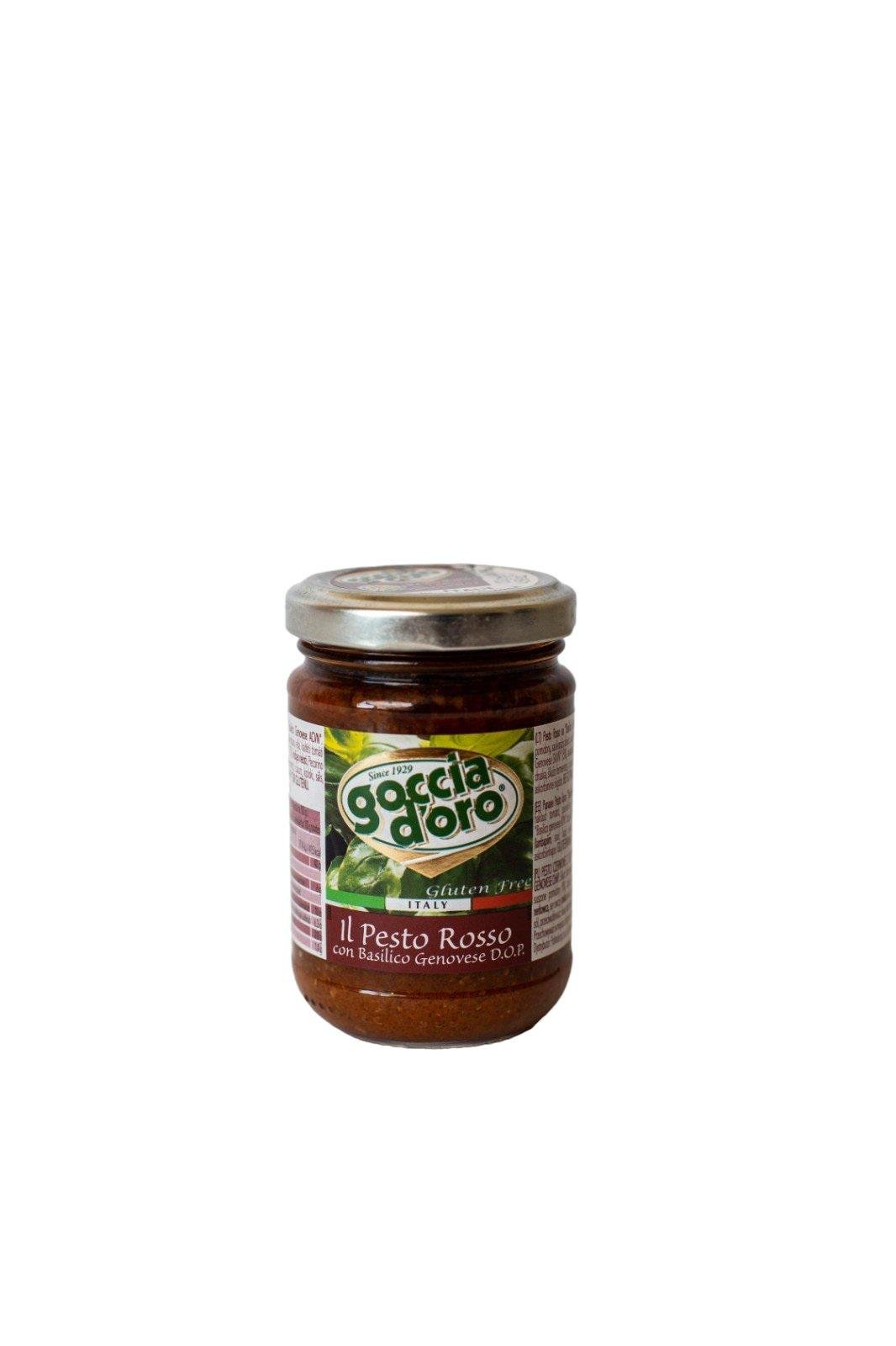 Соус Pesto Rosso Goccia D'oro песто з томатами 0,13 л