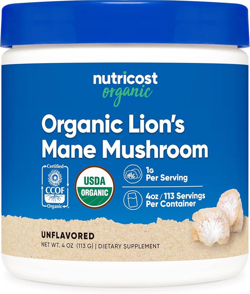 Ежовик гребенчатый гриб Nutricost 113 г