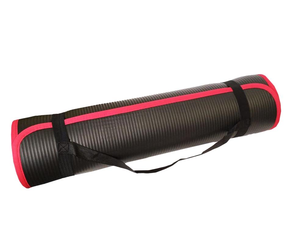 Коврик для йоги и фитнеса Yoga mat 1810x610x10 мм Черный каучук - фото 11 Коврик для йоги и фитнеса Yoga mat 1810x610x10 мм Черный каучук - фото 11