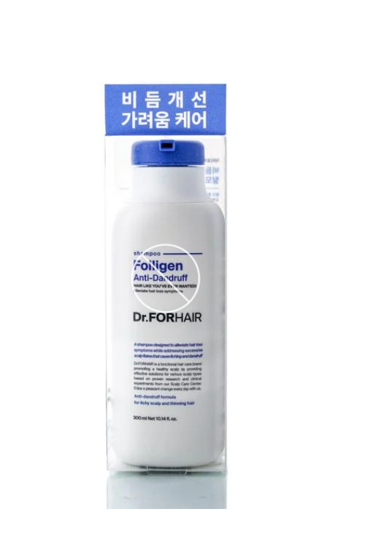 Шампунь от перхоти для ослабленных волос Dr.FORHAIR Folligen Anti-Dandruff Shampoo 300 мл (22428769)