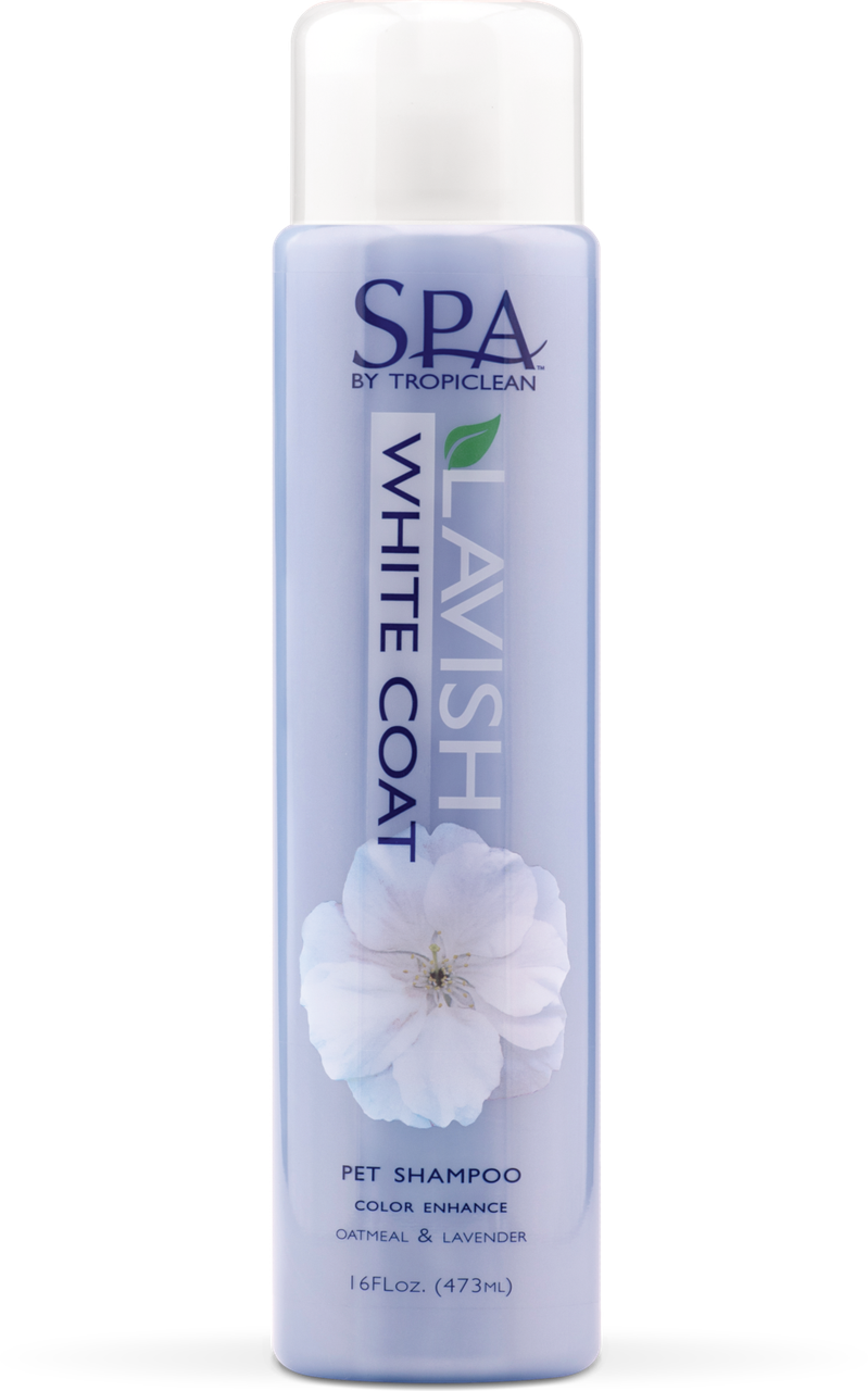 Шампунь Tropiclean Spa White Coat для светлых котов и собак 473 мл (700611)