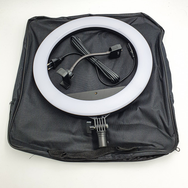 Кільцева LED лампа XPRO Live Light AV350 R14 35 см з тримачем для телефону і пультом - фото 4