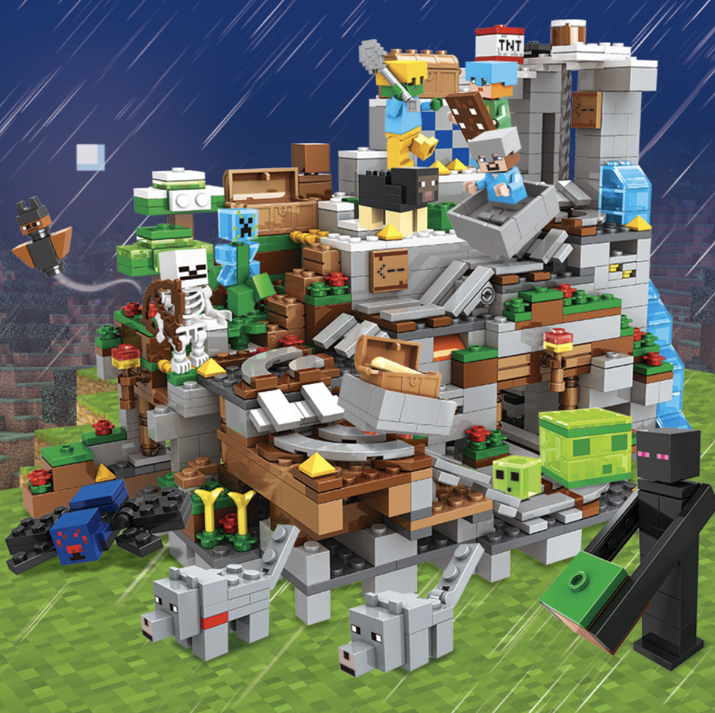 Конструктор My World Печера в горах 1089 деталей (SJ8806) - фото 7