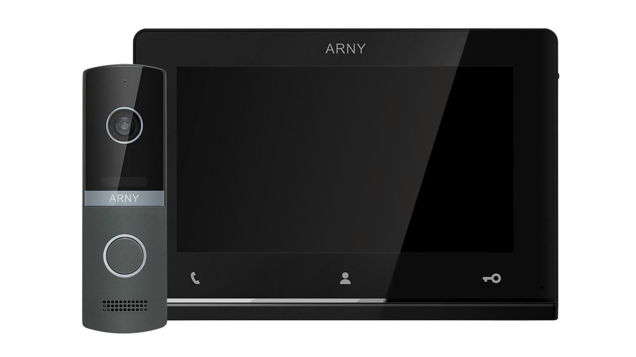 Комплект відеодомофону ARNY AVD-7123 Black/Graphite
