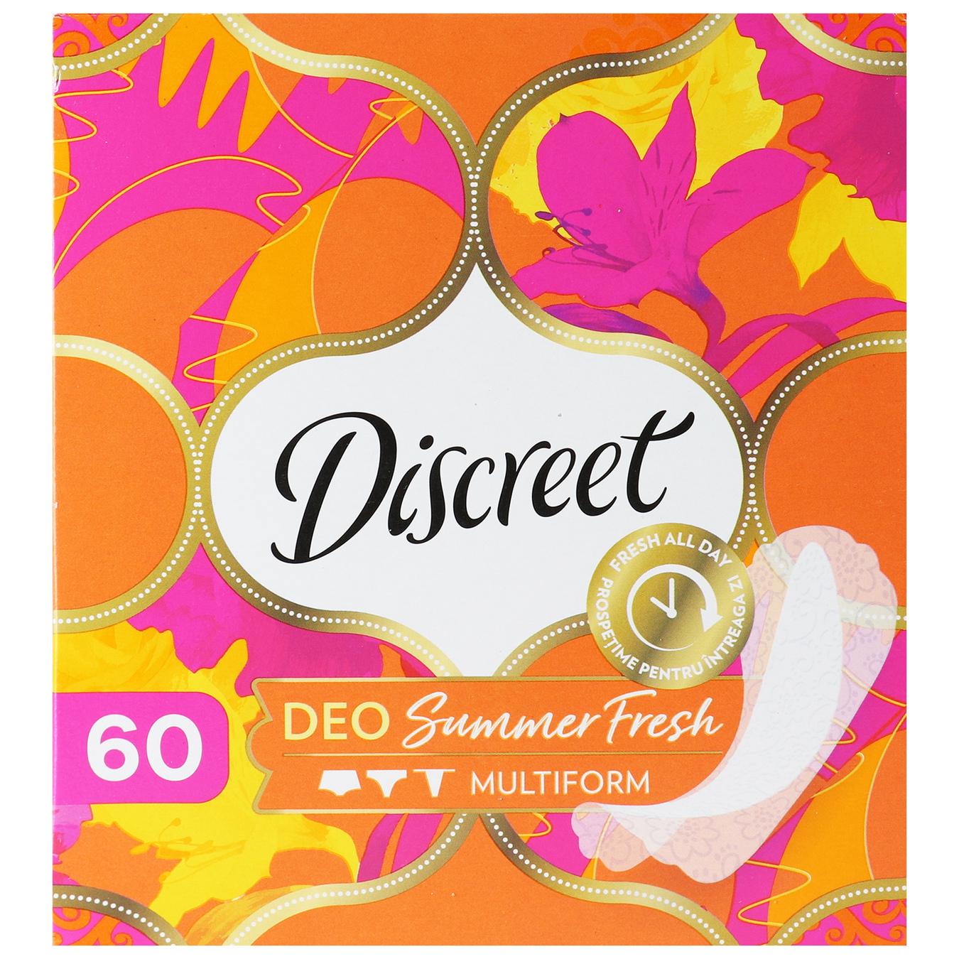 Прокладки щоденні Discreet Summer Fresh 60 шт. (162236)