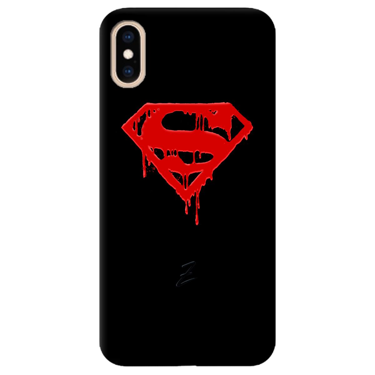 Силиконовый чехол Zorrov для Apple iPhone XS - Night hero (11170040086052004)