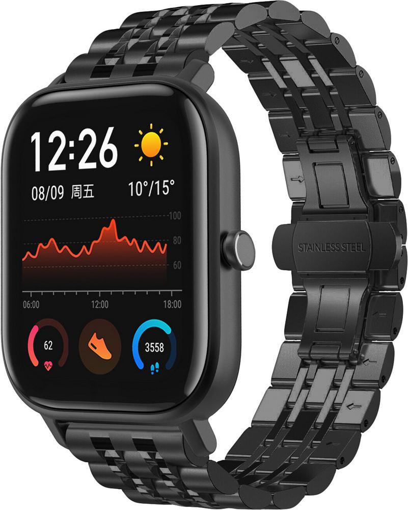 Браслет металлический Spinye для Amazfit GTS Black (29170-2B)