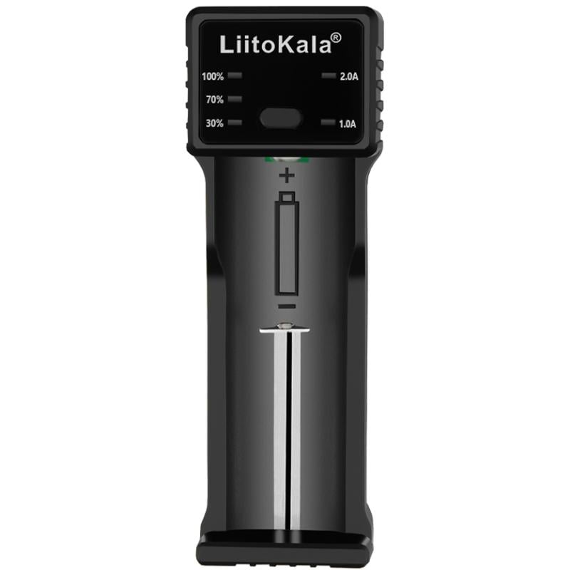Зарядное устройство для аккумуляторов LiitoKala Lii-100C 1xLion/NiMH/NiCd Power Bank Function Black (Lii-100C) Зарядное устройство для аккумуляторов LiitoKala Lii-100C 1xLion/NiMH/NiCd Power Bank Function Black (Lii-100C)