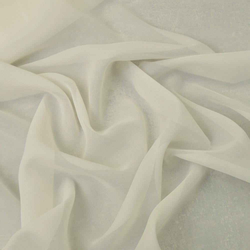 Ткань шифон Мульти Темно-молочный (16312)