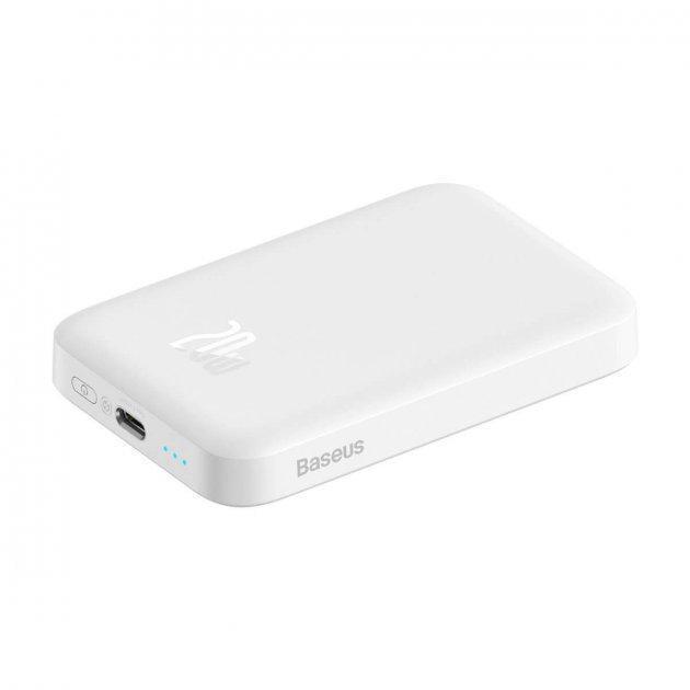 Повербанк MagSafe BASEUS 6000 mAh 20 W Білий (PPCX020002)