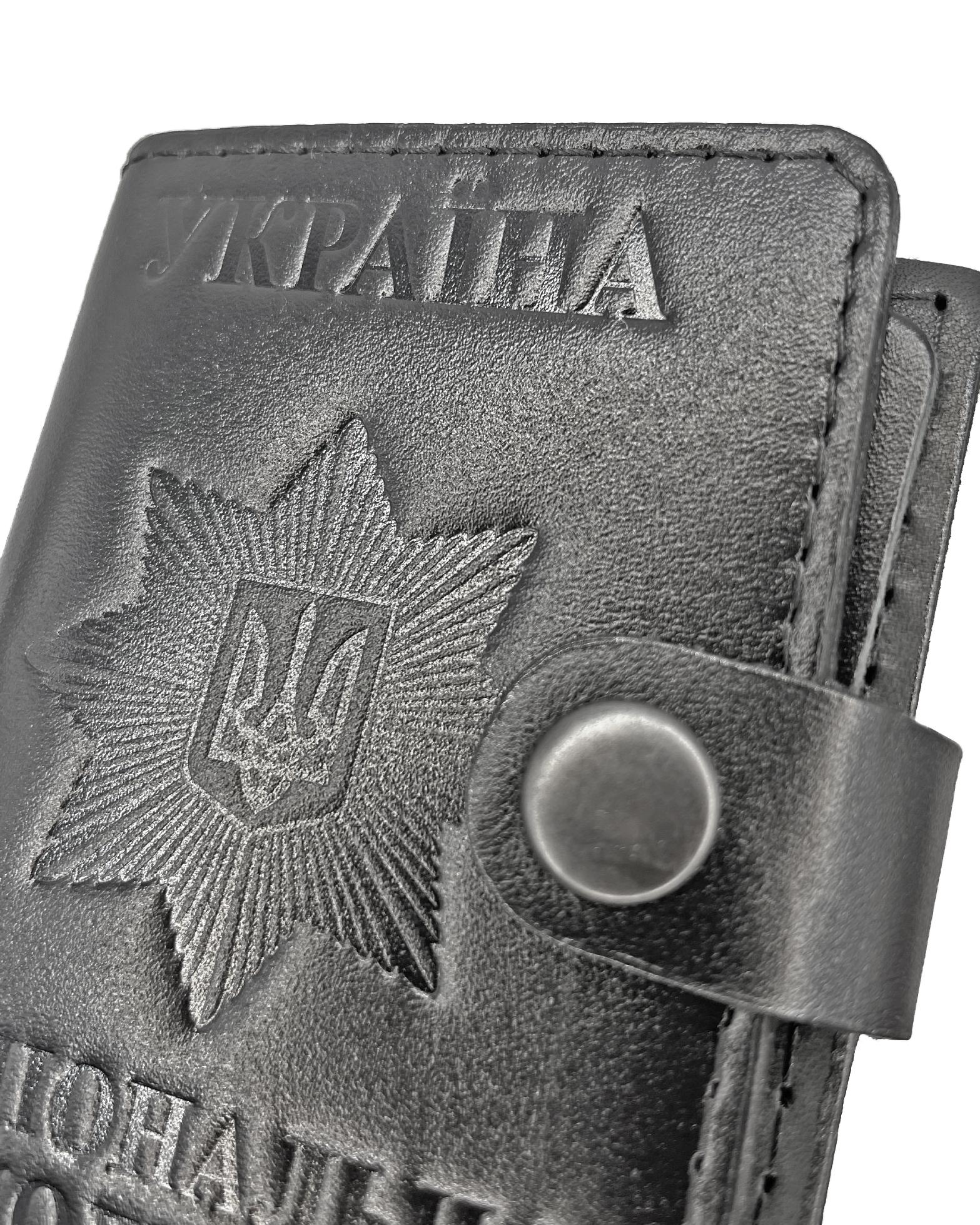 Обложка на удостоверение полиции и жетона (POS-5) - фото 2