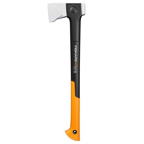 Топор-колун с чехлом Fiskars X-Series X24 M Splitting из кованой стали двойной закалки 60x16,5x3 см Оранжевый с серым (2564409497) - фото 1 Топор-колун с чехлом Fiskars X-Series X24 M Splitting из кованой стали двойной закалки 60x16,5x3 см Оранжевый с серым (2564409497) - фото 1