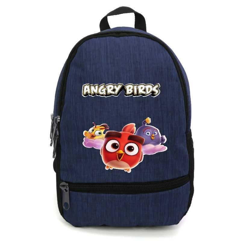 Школьный рюкзак подростковый Cappuccino Toys с принтом Angry Birds ANG-0010 12,5 л Синий (2133990345)