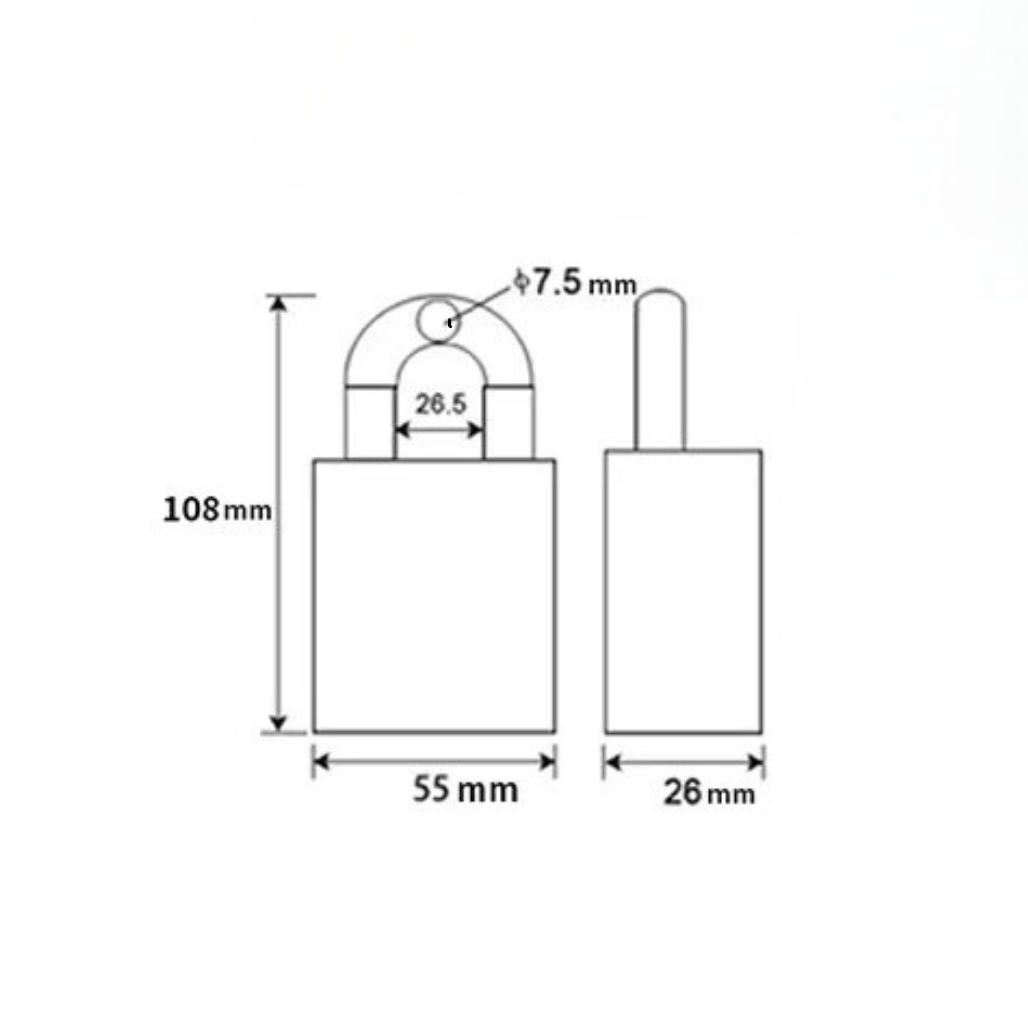 Замок навісний із кодовим замком відбитком пальця та Bluetooth - фото 5