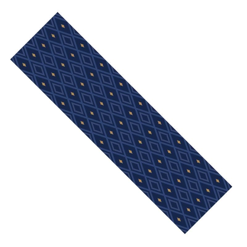 Дорожка на стол Presentville Ромбы 150x40 см Синий (DR_23F016)