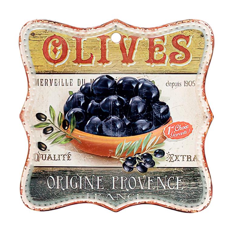 Подставка под горячее квадратная BonaDi 20 см Olives 1 (858-528)