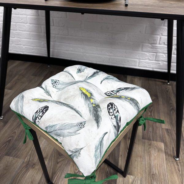 Сидушка Feathers Comfort Home на стул/кресло/садовую мебель 40х40 см