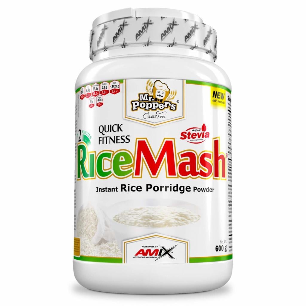 Рисовая каша Amix Nutrition Mr.Poppers RiceMash Strawberry Yoghurt 600 г Рисовая каша Amix Nutrition Mr.Poppers RiceMash Strawberry Yoghurt 600 г