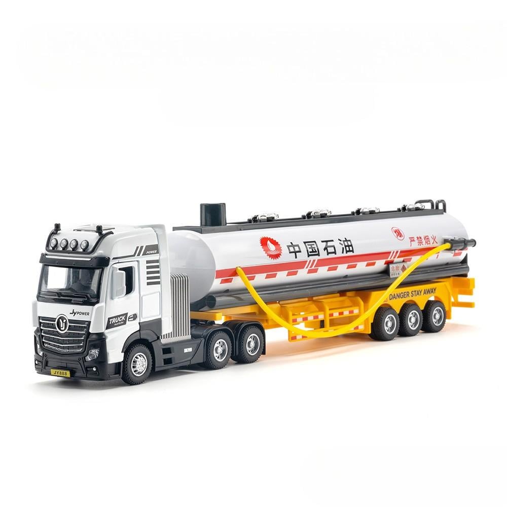 Машина-автоцистерна Паливовоз з функцією розпилення води інерційним механізмом світлом і звуком 1:50 Жовтий - фото 1 Машина-автоцистерна Паливовоз з функцією розпилення води інерційним механізмом світлом і звуком 1:50 Жовтий - фото 1