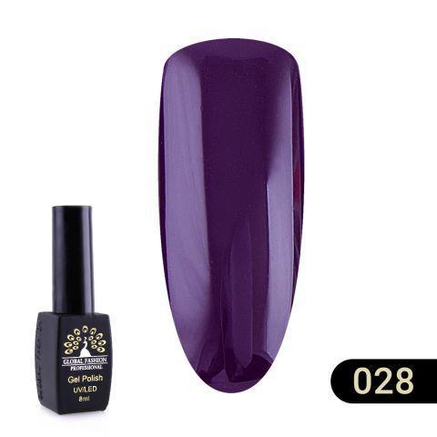 Гель-лак Global Fashion Black elite 028 Гель-лак Global Fashion Black elite 028