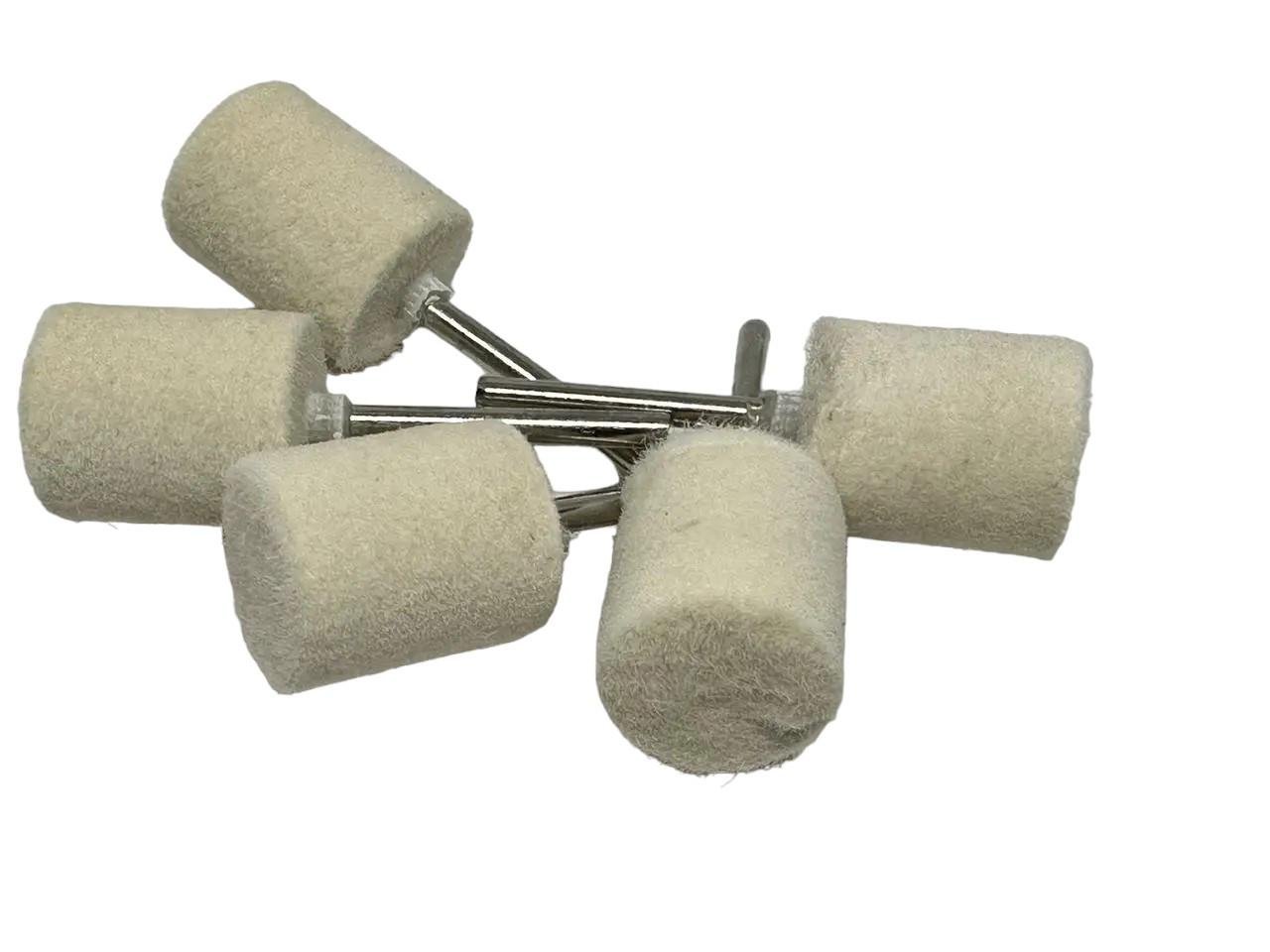 Набор насадок войлочных для дрели/бормашинки/гравер Dremel 20 мм 5 шт.