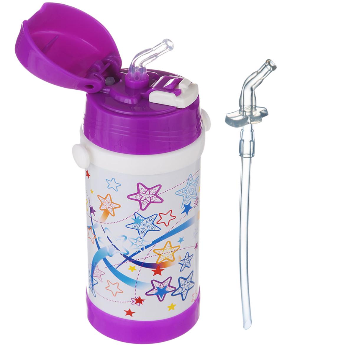 Термос детский с трубочкой A-PLUS 320 мл