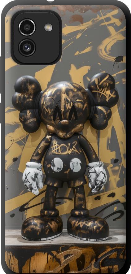 Чехол на Samsung Galaxy A03 A035F Bronze kaws (6097b-2499-42517)