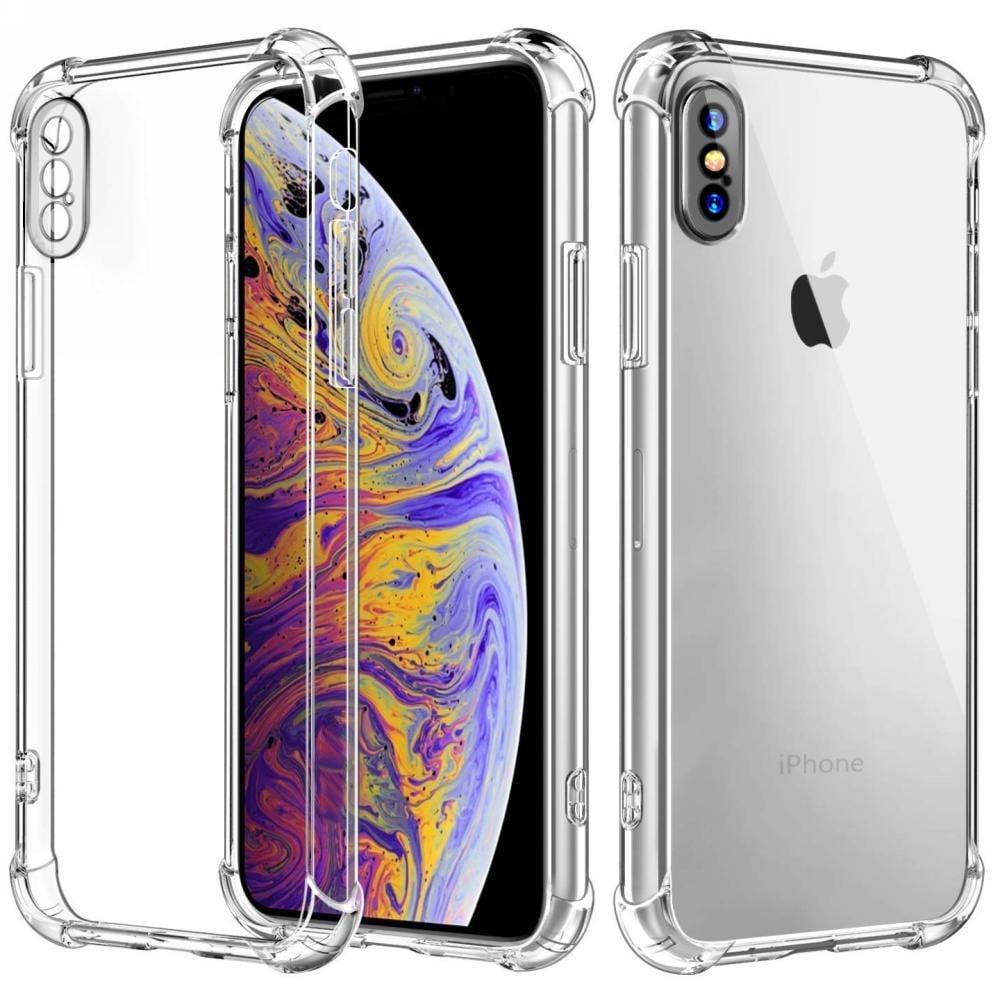 Прозрачный чехол UltraAir MultiCam для iPhone X (усиленный углами) (07642)