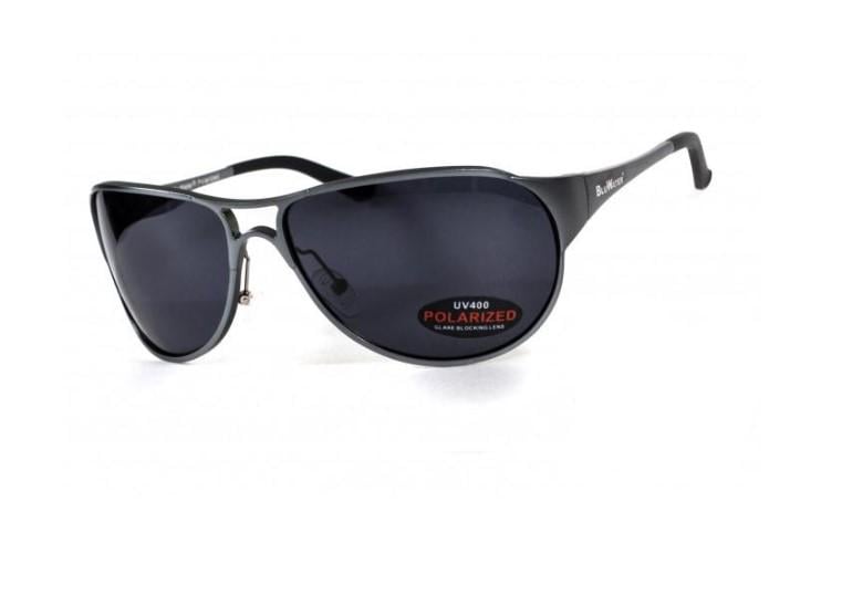 Очки BluWater Alumination-3 Gun Metal Polarized Gray (1597769665)
