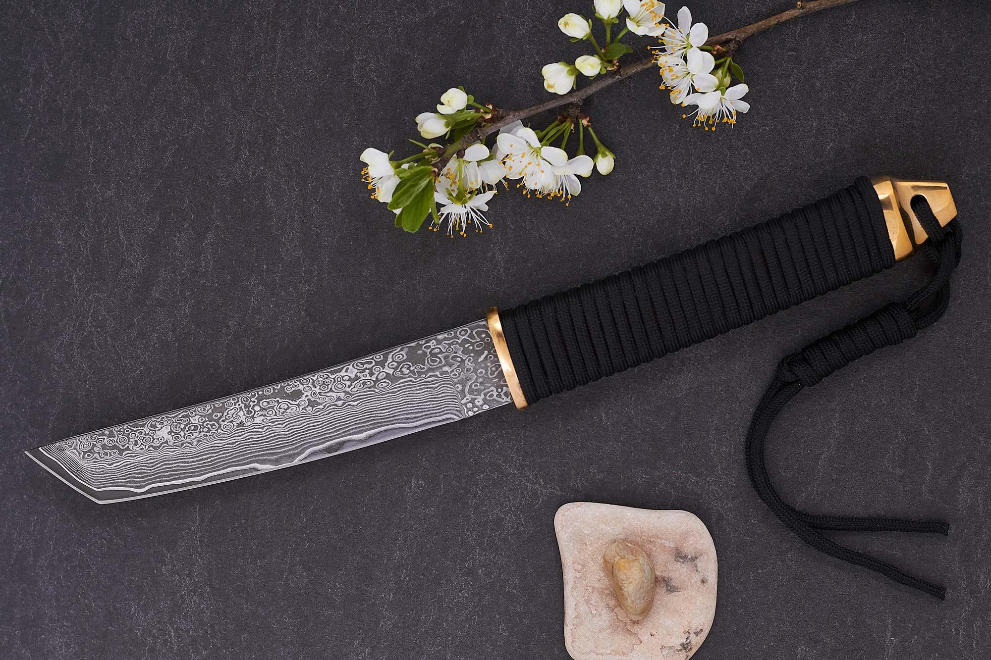 Ніж танто Grand Way 2307 HRD нескладаний мисливський з дамаської сталі Ніж танто Grand Way 2307 HRD нескладаний мисливський з дамаської сталі