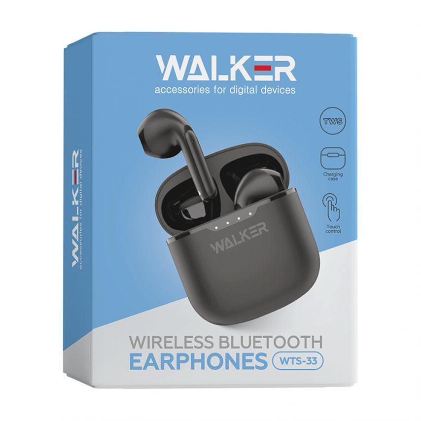 Навушники Bluetooth WALKER WTS-33 Black - фото 14