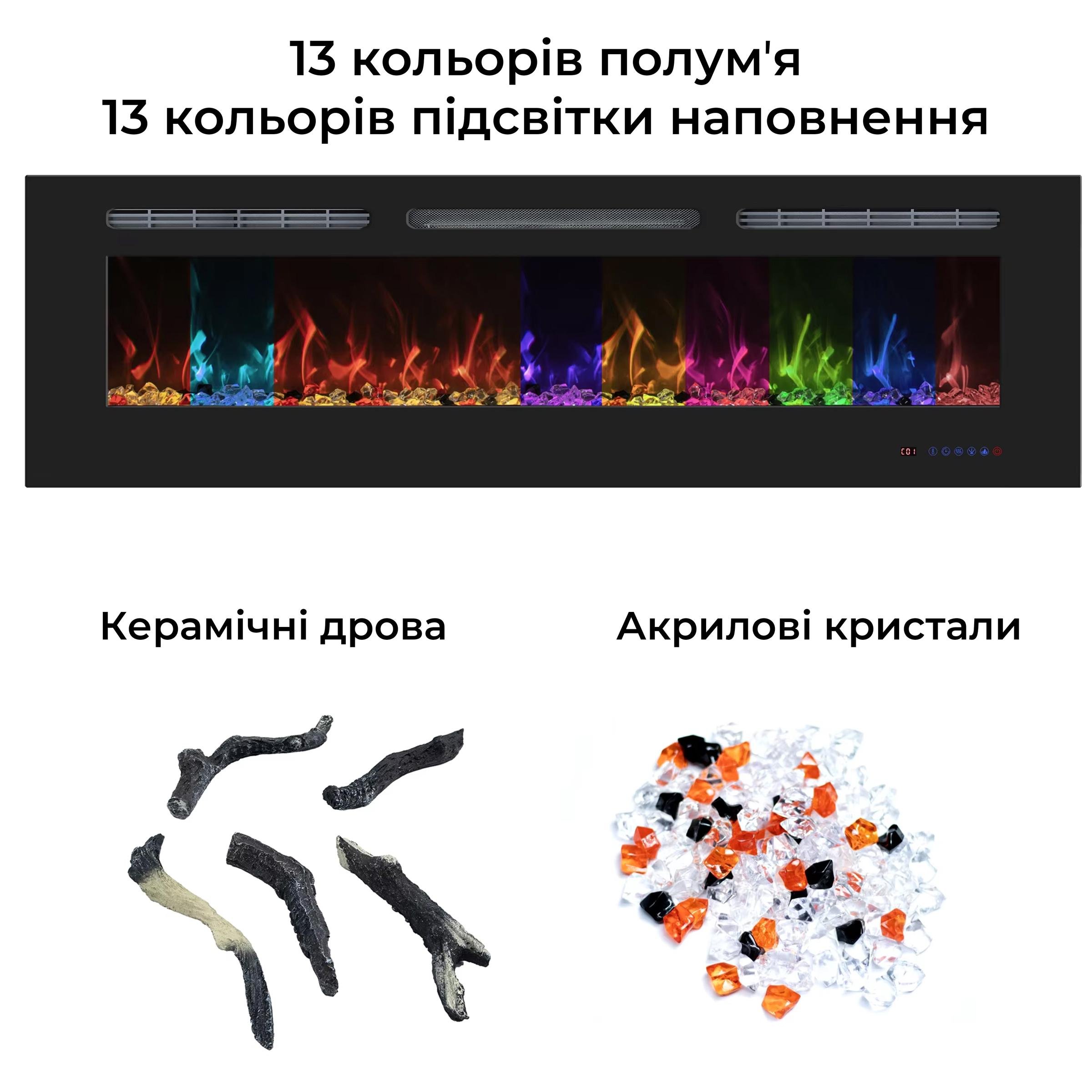 Электрокамин с обогревом Royal Galaxy 60 RS со звуком - фото 2 Электрокамин с обогревом Royal Galaxy 60 RS со звуком - фото 2