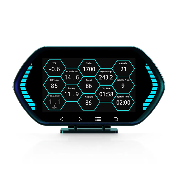 Бортовой компьютер HUD F12 GPS/OBD2 диагностика - фото 2 Бортовой компьютер HUD F12 GPS/OBD2 диагностика - фото 2