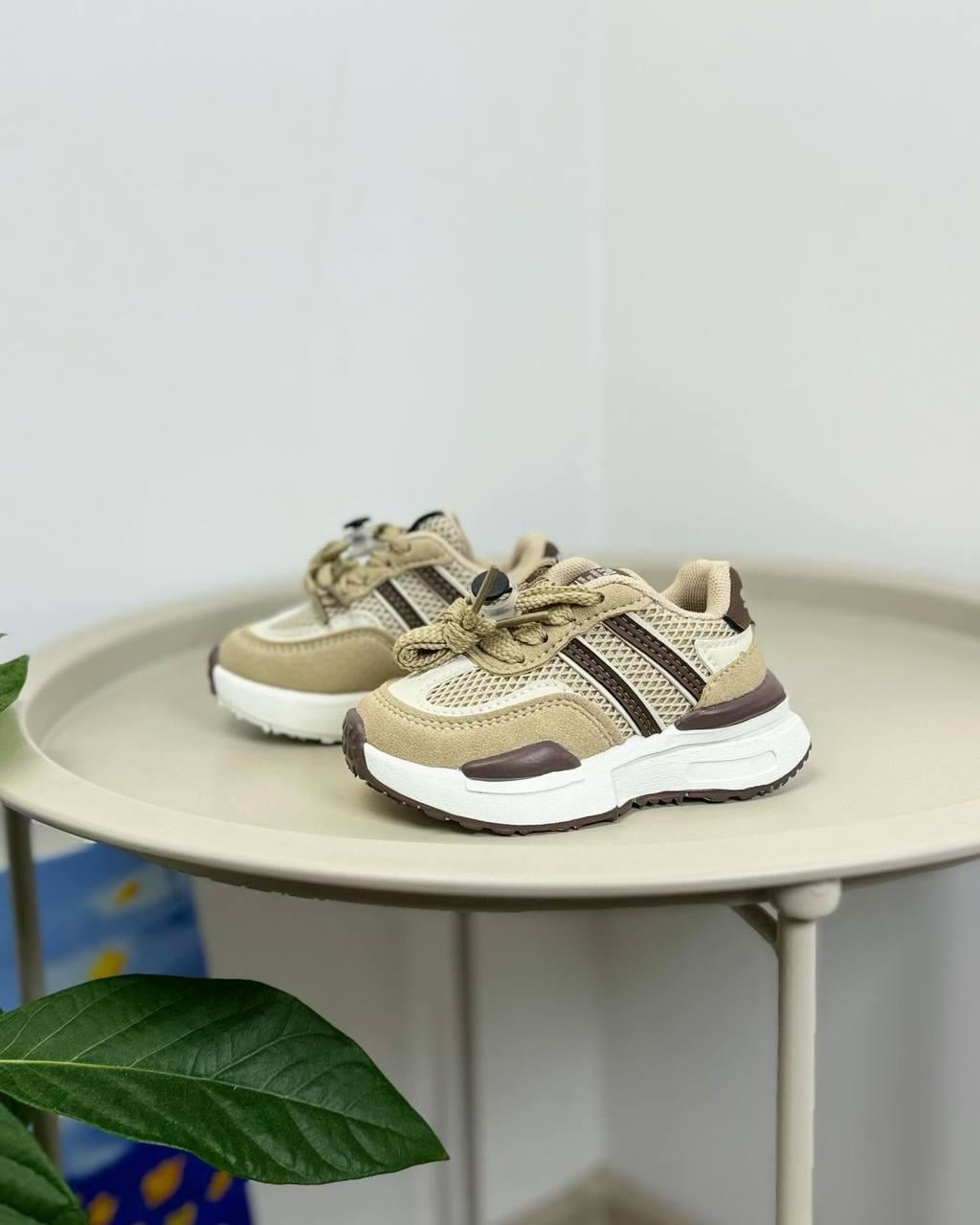 Кроссовки детские р. 26 Бежевый (1269)