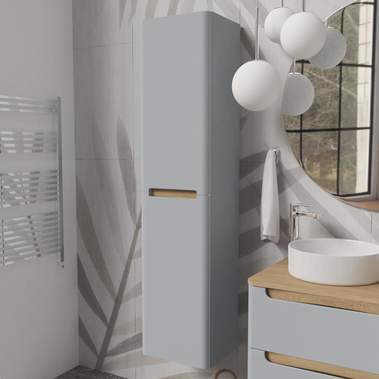 Пенал подвесной MVK Vostok Terra 40 B1 левый эмаль 400х300х1600 мм Серый матовый (tr140lgr) - фото 2 Пенал подвесной MVK Vostok Terra 40 B1 левый эмаль 400х300х1600 мм Серый матовый (tr140lgr) - фото 2