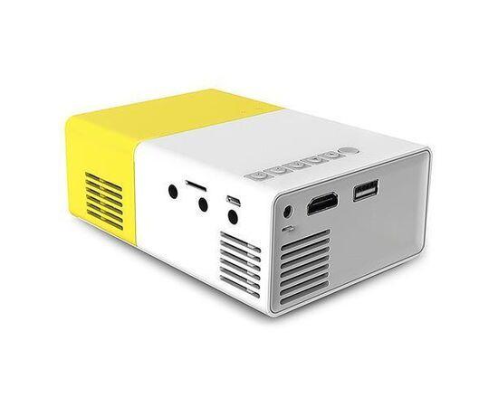 Портативный мини проектор LED Projector YG-300 Желтый (6595562) - фото 4