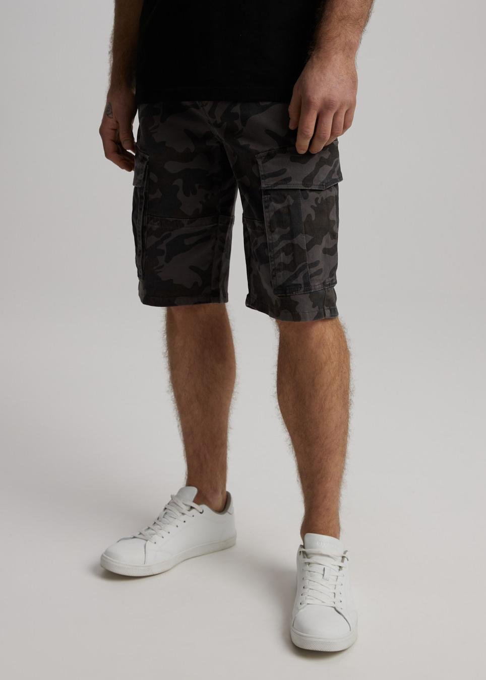 Шорти-карго чоловічі Diverse THORAN SH CAMO р. 33 Камуфляжний зелений (5905384107602)