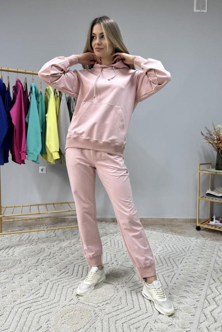 Костюм женский М82.1 2-х на замке L Пудровый (921-1-62)