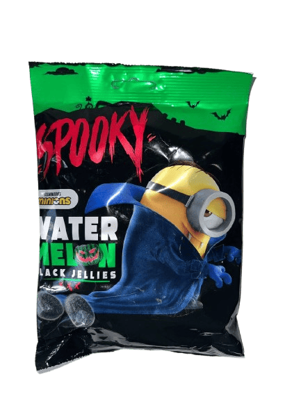 Цукерки желейні Spooky Minions Watermelon Black Jellies 150 г (2763156440)