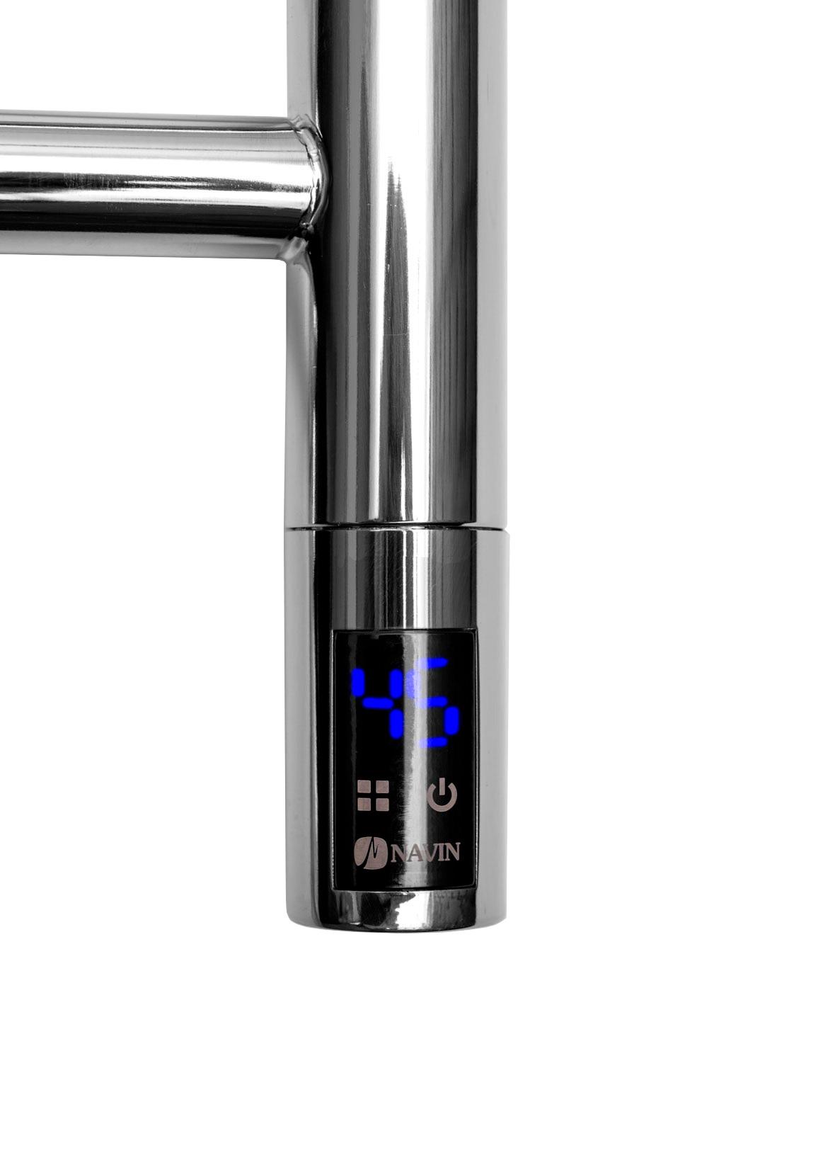 Рушникосушарка електрична NAVIN Блюз Sensor лівобічна з таймером 480х800 мм (S10-006133-4880) - фото 3