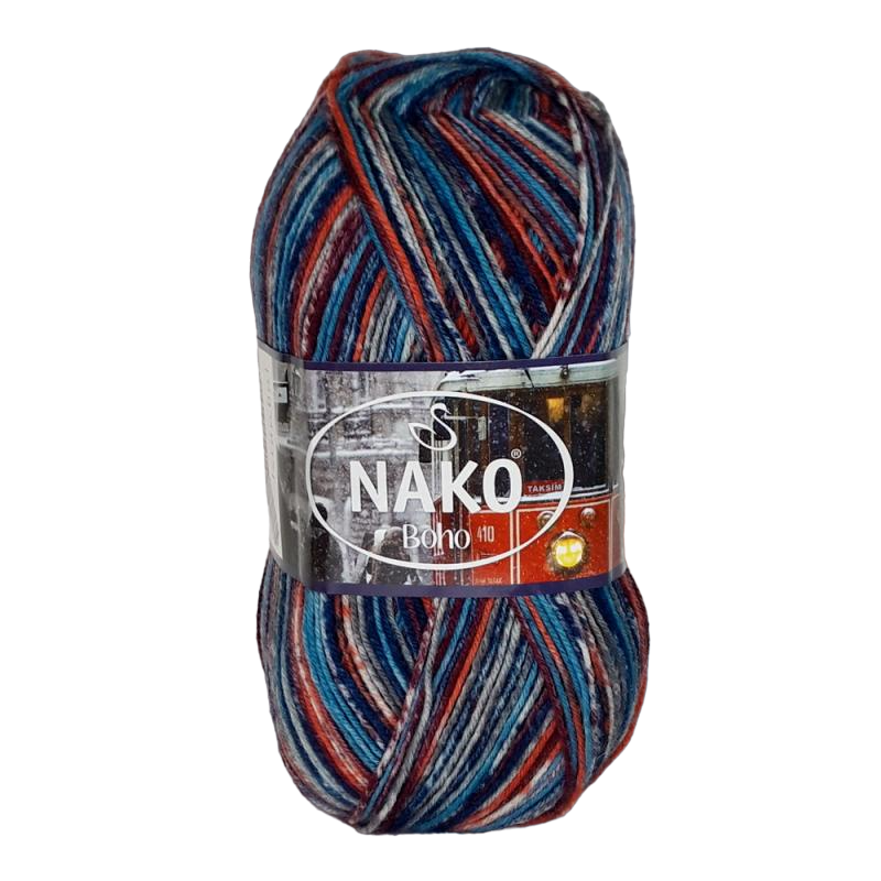 Пряжа носочная Nako Boho Concept 32198 (2822)