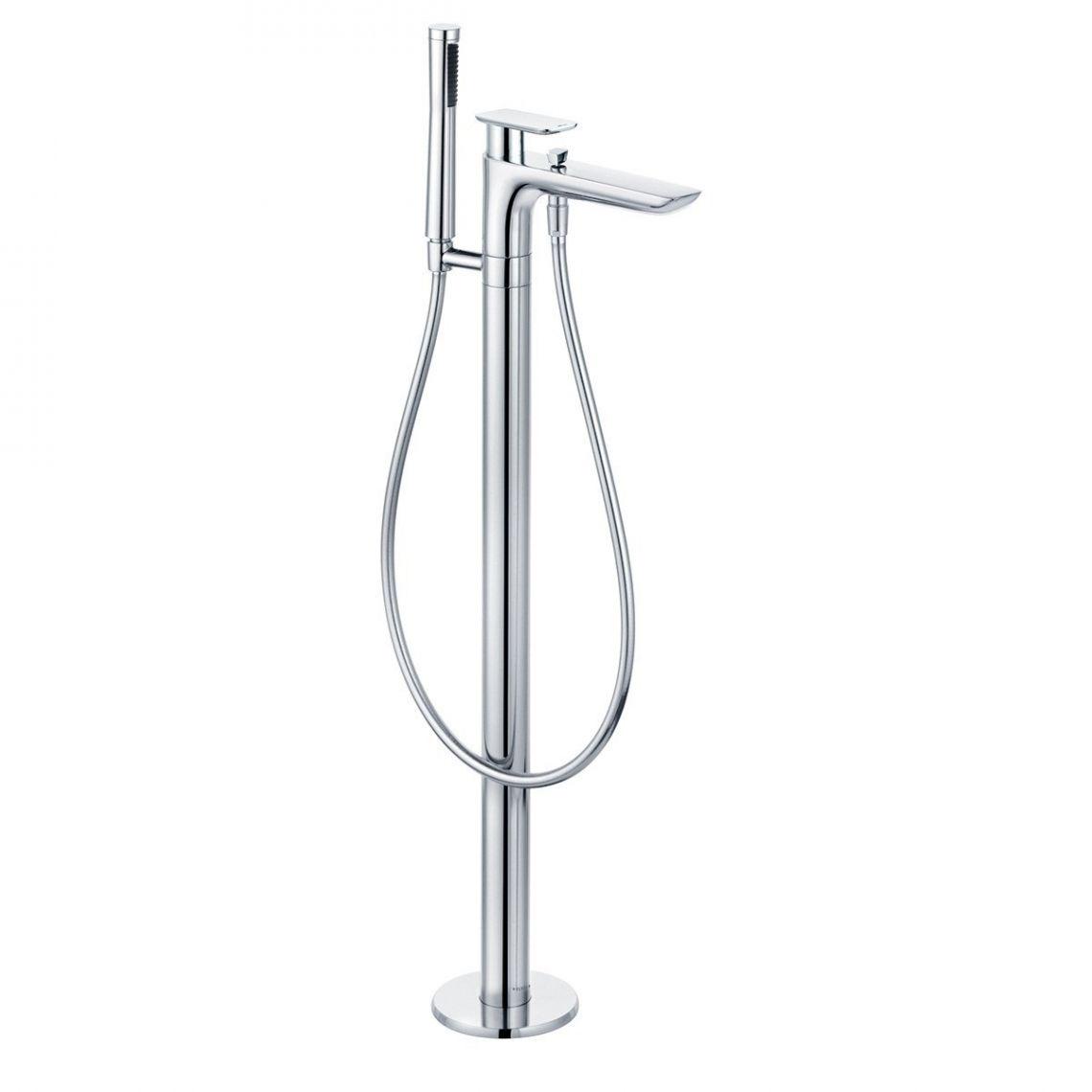 Смеситель для ванны Kludi E2 495900575 напольный Хром (153907)