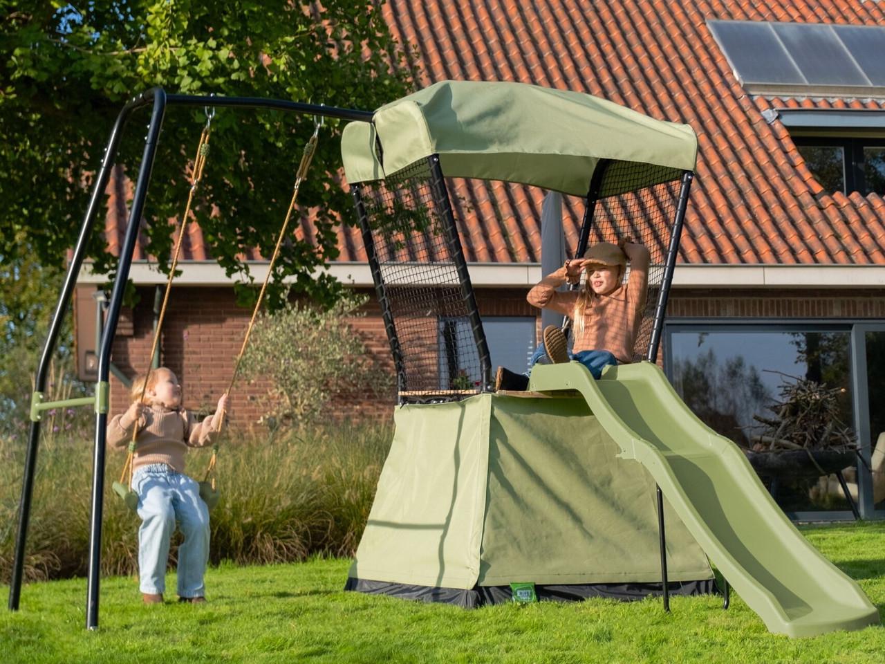 Игровая площадка Exit Toys Ivy с горкой и качелями (2572628247) - фото 2 Игровая площадка Exit Toys Ivy с горкой и качелями (2572628247) - фото 2